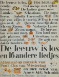 Annie M.G. Schmidt - De leeuw is los en 16 andere liedjes Annie M.G. Schmidt - De leeuw is los en 16 andere liedjes