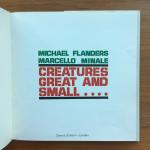 Flanders, Michael and Minale, Marcello (ills.) - Creatures great and small...
