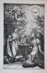 Stuerhelt, François (fl. 1646-1652) after Galle, Cornelis II (1615-1678) - The Annunciation