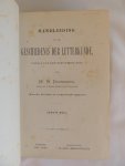 Doorenbos, Dr. W - HANDLEIDING TOT DE GESCHIEDENIS DER LETTERKUNDE, vooral van den nieuweren tijd. Deel 1 + 2 in één band
