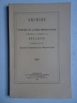  - Archief; vroegere en latere mededeelingen voornamelijk in betrekking tot Zeeland 1948.