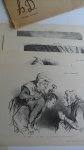 Daumier - Honore Daumier 8 losse reproducties