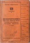  - Din 4 Werkstoffnormen Stahl Eisen Nichteisen Metalle