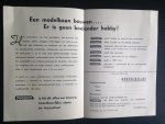  - Folder tijdschrift Miniatuurbanen, gewijd aan de modelspoorwegbouw