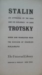 Trotsky Leon  edited and translated by Charles Malamuth - Stalin       - An Appraisal of the Man and His Infuence -