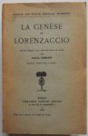 Dimoff Paul Textes publes avec introduction et notes - Societe des textes Francais modernes La genese de Lorenzaccio