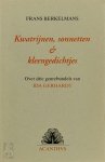 Frans Berkelmans - Kwatrijnen, sonnetten & kleengedichtjes Over drie genrebundels van Ida Gerhardt