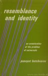 BUTCHVAROV, P. - Resemblance and identity. An examination of the problem of universals.