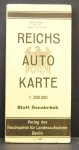 MAP Germany. - Reichs-Auto-Karte. Blatt OSNABRÜCK (Massstab) 1:300000.