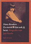 H. Renders 59940 - Zo meen ik dat ook jij bent biografie van Jan Hanlo