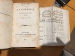 Rousseau - Oeuvres de J. J. Rousseau. Nouvelle édition. Tome douzième: Dictionnaire de Musique. Tome I (A - M)