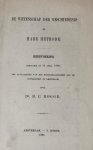 Rogge, H.C. - De wetenschap der geschiedenis en hare methode [...] Amsterdam Y. Rogge 1890
