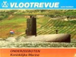Kubatz, F.J., 1987 Meppel, softcover, 80 blz.,  Compact boekje uit de Vlootrevue?reeks, dat in 80 pagina?s een beknopt overzicht geeft van de Nederlandse onderzeeboten, met nadruk op foto?s en korte achtergronden bij de schepen en hun inzet.  IS... - Onderzeeboten Koninklijke Marine