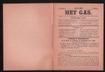 Vereeniging van Gasfabrikanten in Nederland, Stichting Tijdschrift Openbare Gasvoorziening, Apeldoorn - HERDRUK - PROEFNUMMER 1e Jaargang. Het gas, orgaan van de Vereeniging van Gasfabrikanten in Nederland