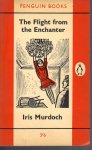 Murdoch, Iris - The Flight from the Enchanter - leuke vintage pocket met cover illustratie van Edward Bawden Murdoch, Iris - The Flight from the Enchanter - leuke vintage pocket met cover illustratie van Edward Bawden