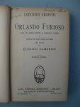 Ariosto, Lodovico - Orlando Furioso con le annotazioni a ciascun canto e con le notizie dell'autore per cura di Eugenio Camerini.