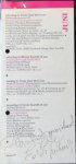 Gruberova, Edith: - [Flyer] Koninklijk Concertgebouw. Abonnementenserie E. Zaterdag 20 juni Grote Zaal. Dirigent Nikolaus Harnoncourt. Soliste: Edith Gruberova