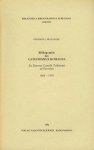 Bellinger, Gerhard J.: - Bibliographie des Catechismus Romanus ex decreto Concilii Tridentini ad Parochos : 1566 - 1978.