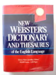 - New WEBSTER'S DICTIONARY and THESAURUS of the English Language - New WEBSTER'S DICTIONARY and THESAURUS of the English Language