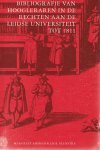 M. Ahsmann & R. Feenstra - Bibliografie van hoogleraren in de rechten aan de Leidse universiteit tot 1811 deel 7 afl 1