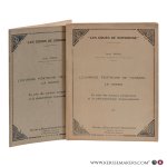 Wahl, Jean / Husserl, Edmund. - L'ouvrage posthume de Husserl : La Krisis. La crise des sciences européennes et la phénoménologie transcendantale & (Fin). [2 volumes].