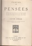 Blaise Pascal, Victor Giraud - Pensées ed. nou. rev. : ed. nouv. rev. sur les manuscrits et les meilleurs textes avec une introduction, des notes et un index analytique