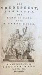 Fokke, Simonsz. Arend. - Het Vredefeest, landspel met zang en dans door A. Fokke Simonsz., Te Amsterdam bij Abraham Mars 1802, 43 pp. RARE FIRST EDITION.