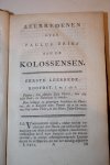 Clarisse, Theodorus Adrianus - Nagelaaten leerredenen over Paulus brief aan de Kolossensen, van Theodorus Adrianus Clarisse. Eerste t/m vijfde deel
