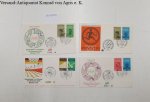 Deutsche Bundespost: - 4 Erstagsbriefe Olympische Spiele München 1968 und 1972: