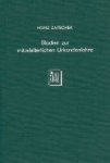 Zatschek, Heinz - Studien zur mittelalterlichen Urkundenlehre : Konzept, Register und Briefsammlung.
