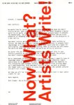 Kremer, Mark, e.a. - Now What? Artists Write! A new collection of artists' writings published as a part of the project 'Now What? Dreaming a better world in six parts'
