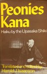 Isaacson, Harold J. (translated and edited by) - Peonies Kana; Haiku by the Upasaka Shiki