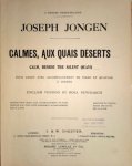 Jongen, Joseph: - Calmes, aux quais déserts. Chant et piano