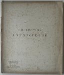  - Collection Louis Fournier Tableaux anciens de diverse ecoles Vente publique a Amsterdam le 24 Juin 1924, 31 pp tekst en daarnaast nog enkelzijdig bedrukte pp met afbeeldingen