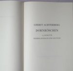 Achterberg, Gerrit. - Dornröschen. 25 Sonette Niederländisch und Deutsch