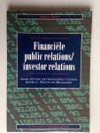 Mock, Drs H. - Financiële public relations / investor relations, Naar betere betrekkingen tussen Bedrijf, Beurs en Belegger