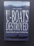 Kemp, P - U boats Destroyed , german submarine losses in the world wars