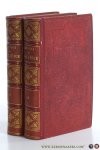 Molière, De. - Oeuvres completes de Molière. Nouvelle édition. La seule complète en 2 volumes in-12. Ornée de 10 Portraits en pied coloriés. Dessins par Geffroy & H. Allouard. [ 2 volumes ].