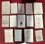 Diverse auteurs. - Catechismussen (Katechismussen) van midden 1600 tot 1869. (14 boekjes).
