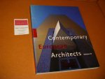 Philip Jodidio - Contemporary European Architects - Volume III