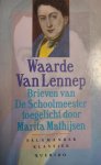 Mathijsen, M.E. Ander - Waarde van lennep