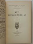 Sabatier, Paul - Actus Beati Francisci et Sociorum Ejus (Collection d'études et de documents Tome IV)