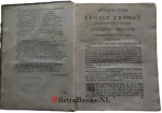 Smytegelt, (Smijtegelt, Smijtegeld), Bernardus - Des Christens eenige troost in leven en sterven, of Verklaringe over den Heidelbergschen Catechismus in LII. predicatien; benevens vyf belydenis-predicatien, ....
