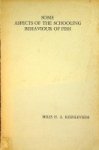 Keenleyside, Miles H.A. - Some aspects of the schooling behaviour of fish