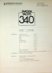 Sweden Yachts - Original Specifications Sweden Yachts 340 Sailing Yacht
