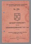 Staf Bevelhebber Nederlandsche Strijdkrachten. Centraal Bureau Militaire Opleiding - Ontwerp voorschrift voor de STEN - MITRAILLEURKARABIJN van 9 mm ( No 1504 )