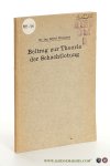 Husmann, Alfred. - Beitrag zur Theorie der Schachtlotung.