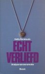 Rombouts, Hetty - Echt verliefd. Analyse van een emotie.