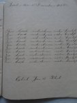 N.n.. - Schriftje met handgeschreven schrijfoefeningen, d.d. 1867/ 1868. N.n.. - Schriftje met handgeschreven schrijfoefeningen, d.d. 1867/ 1868.