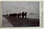 Heeringa, W.en K. - Photography ca 1900 I Photo of Prins Hendrik with people on the dyke in Dokkum, Frysia.